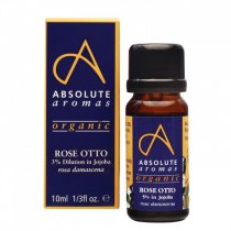 Essential oil ROSE OTTO 3% in jojoba oil organic Absolute Aromas, 10 ml