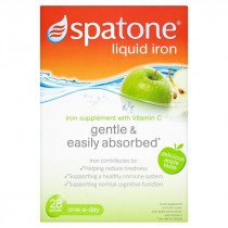Additive of liquid iron with Spatone apple, 28 sachets
