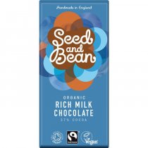 Шоколад ручной работы МОЛОЧНЫЙ органический Seed&amp;Bean, 85 г
