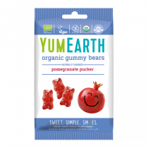 Candies Bears Pomegranate organic YUMEARTH, 50 g