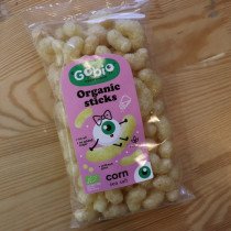 Corn sticks with sea salt Organic Gobio, 25 g 