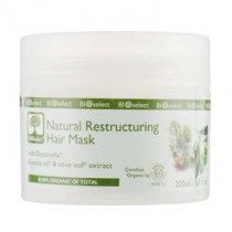 Natural hair mask restoring structure (Organic) BIOselect, 200 ml 