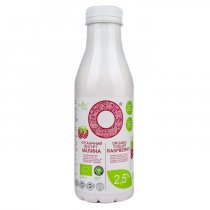 Organic yogurt with raspberries 2.5% Organic Milk, 300 g