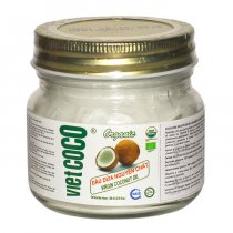 Viet Coco Organic Cold Pressed Coconut Oil, 200 ml