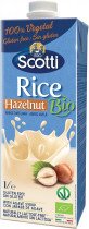 Rice milk with hazelnut organic 1 l Scotti