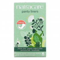 Natracare Organic Cotton Curved Panty Liners, 30 pcs