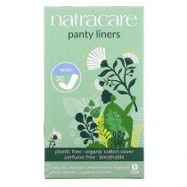 Panty liners Mini made from organic cotton Natracare, 30 pcs