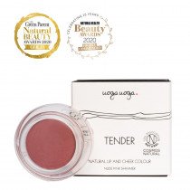 Cream blush lipstick 2in1 №604 Tender Organic Uoga Uoga, 6 ml 