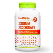 Sodium ascorbate (vitamin C) NutriBiotic powder, 227 g
