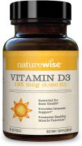 Витамин D (5,000 МЕ) NatureWise, 90 капсул