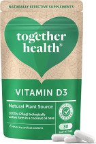 Веганский витамин Д (D3) Together Health, 30 капсул