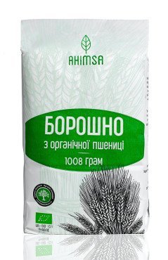 Мука пшеничная высшего сорта органическая Ahimsa, 1кг