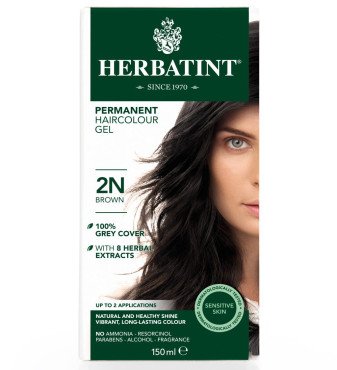 Краска для волос 2N КОРИЧНЕВЫЙ Herbatint, 150 мл