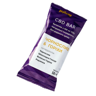 CBD-батончик "чорнослив та горіхи" Pephemp