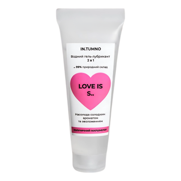 Гель-лубрикант In. Tumno Love is S...2 в 1 Полуничний маршмелоу