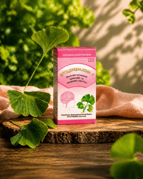 ФІТОЦЕРЕБРАЛІЗИН-F: гармонія та баланс для серця і судин