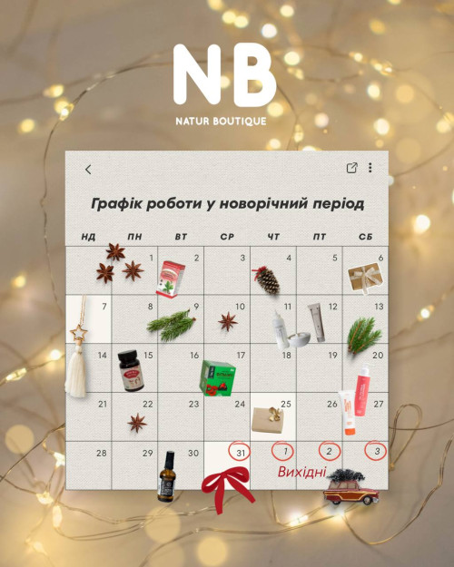 Графік роботи у новорічний період